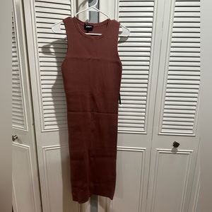 NWT express ribbed midi dress